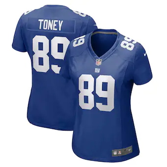 womens nike kadarius toney royal new york giants game playe